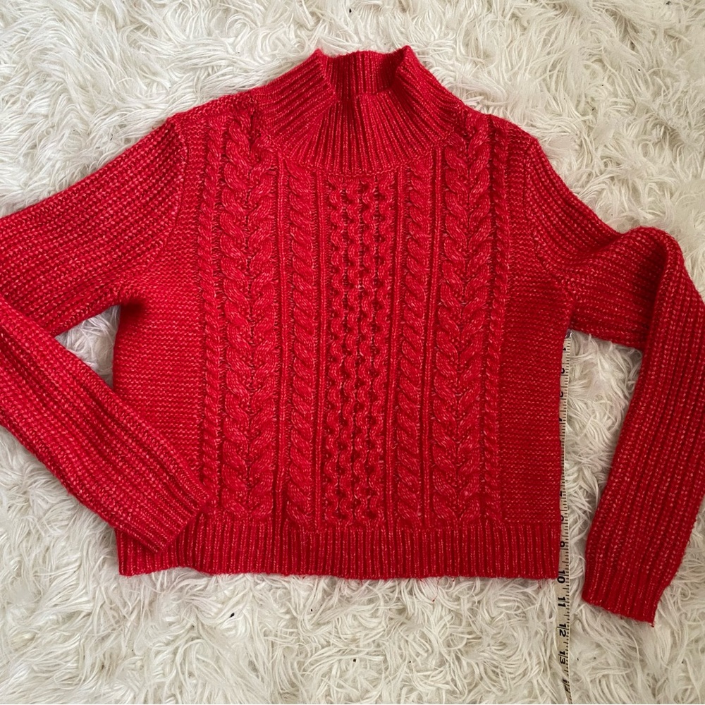 Loft size small red turtleneck sweater